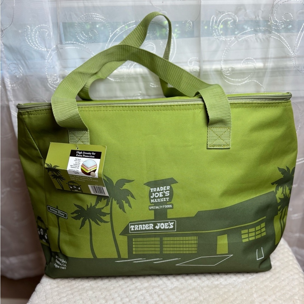 Trader Joe's Green Tote Bag